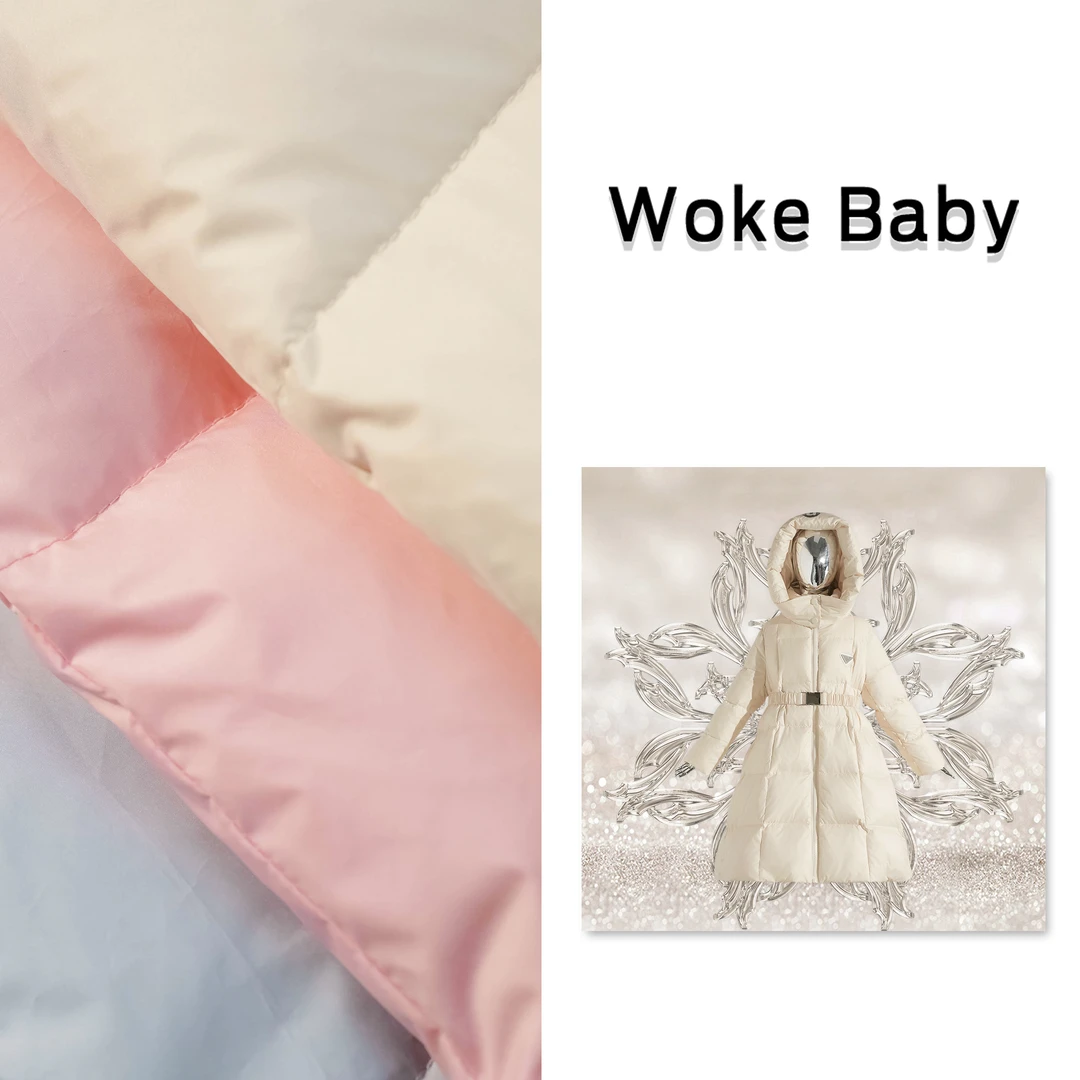 羽绒服女童冬季90白鸭绒新款羽绒服外套复古上衣儿童古风V10081