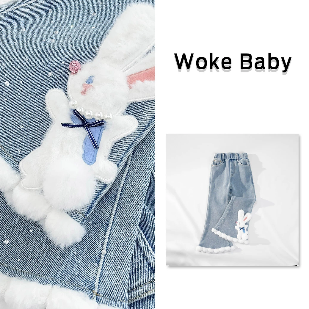 【告白雪兔】女童秋冬季新款加绒裤子汉服 V10017