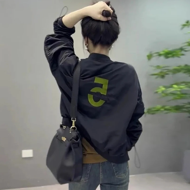 小个子外套女款春秋季2025新款洋气高档棒球服百搭开衫秋天外衣服