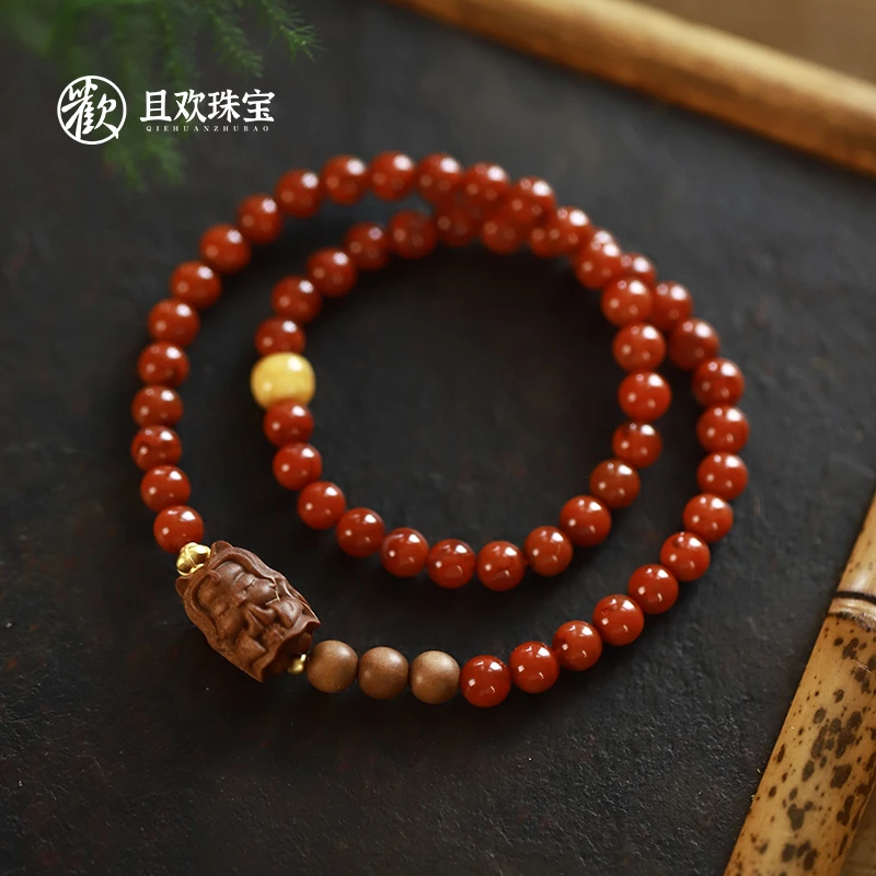 且欢断款无样品【满棠手串】天然老山檀臻品老料新中式国风精致美学