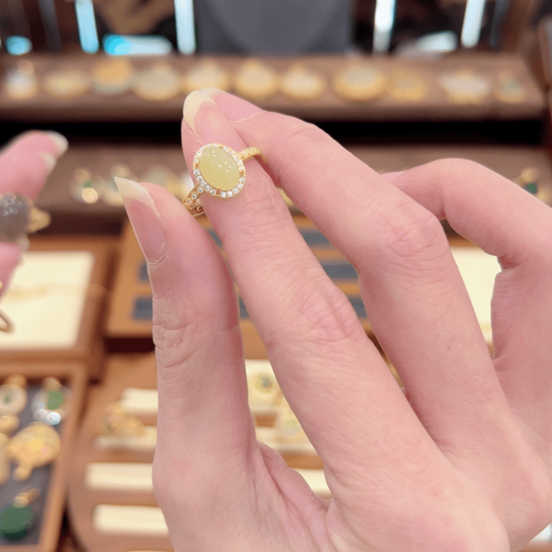 【闪购商品】和田玉戒指未镶嵌