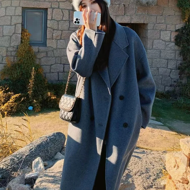 【陆仙人专属】JIALENI佳乐妮经典四粒扣款绵羊毛大衣3888
