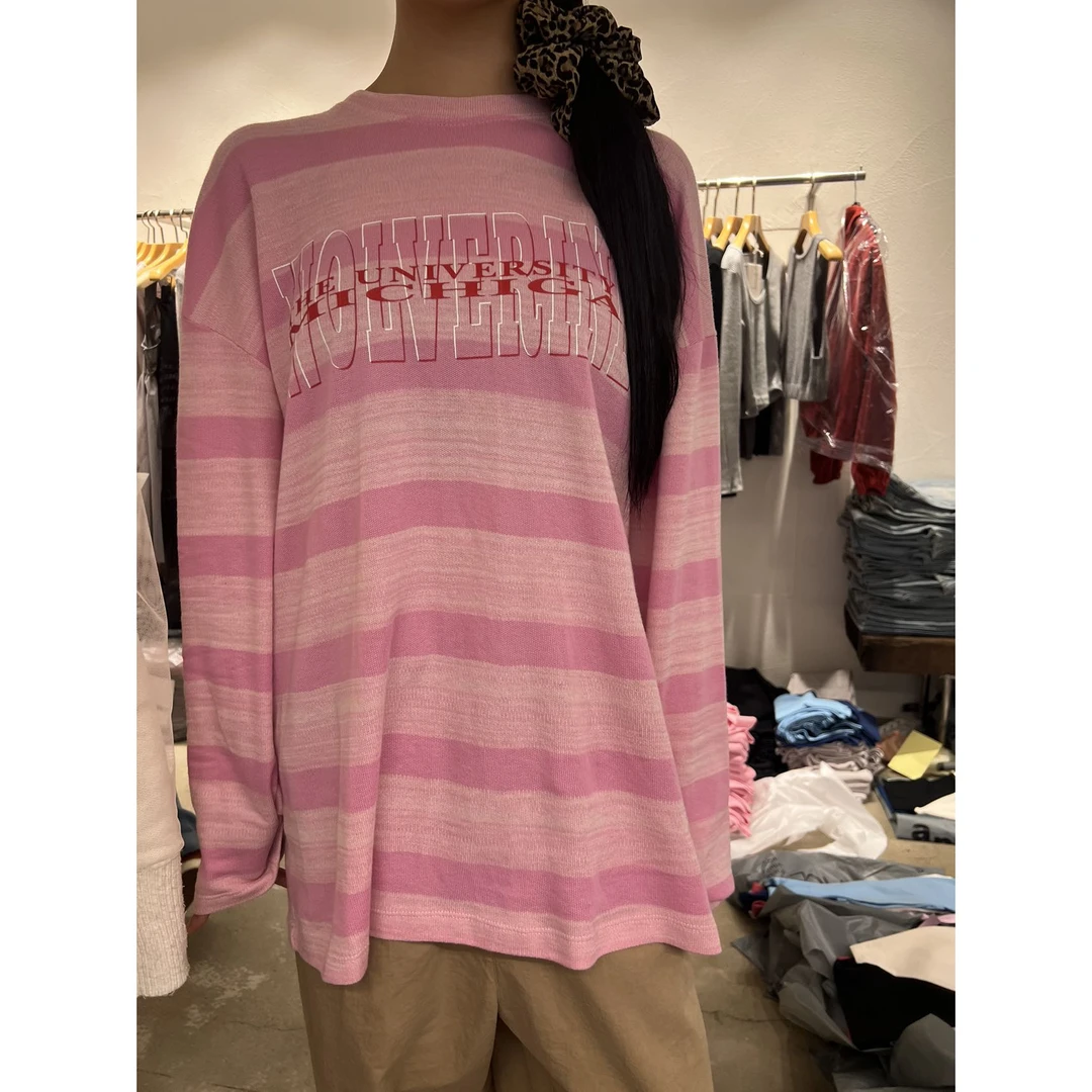 韩国东大门正品条纹时尚字母T恤090808（NO退NO换）