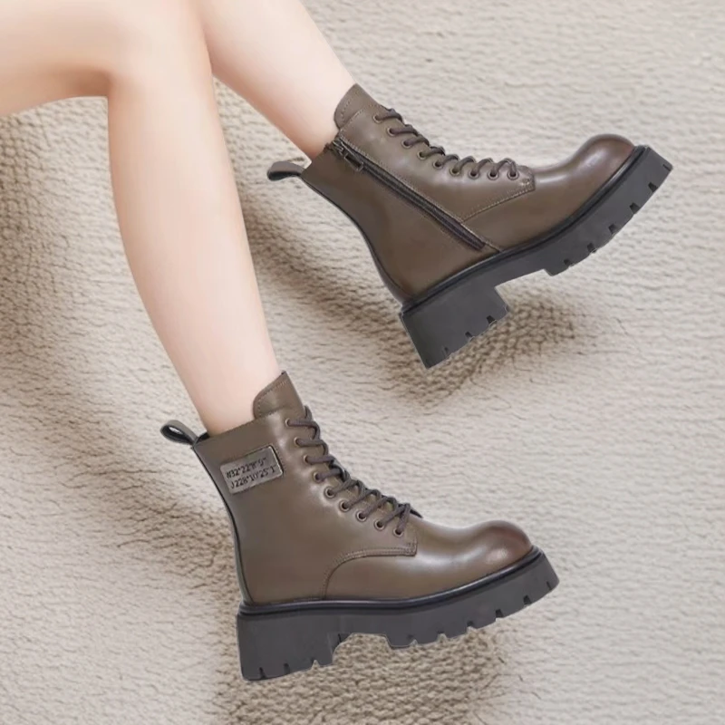 9073-C8-气质时尚百搭女士高跟尖头冬季时装靴