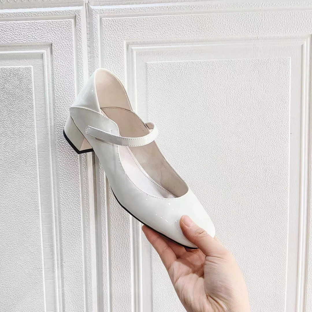 7676-C9-2023新款牛皮乐福鞋真皮软底单鞋休闲女士工作鞋厚底鞋