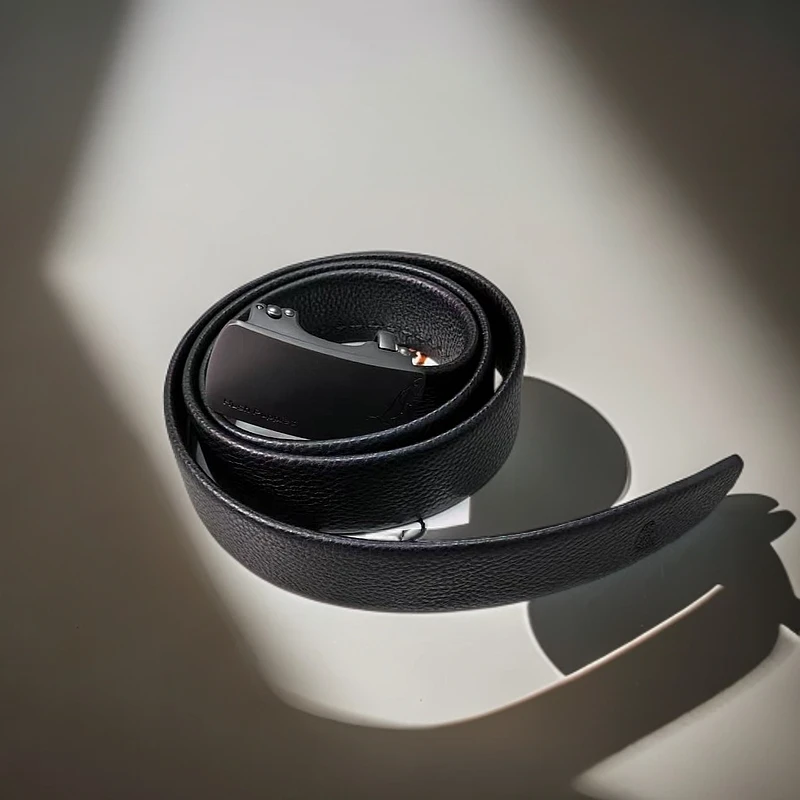 1608-BGS-男士皮带时尚休闲百搭黑色真皮双面经典