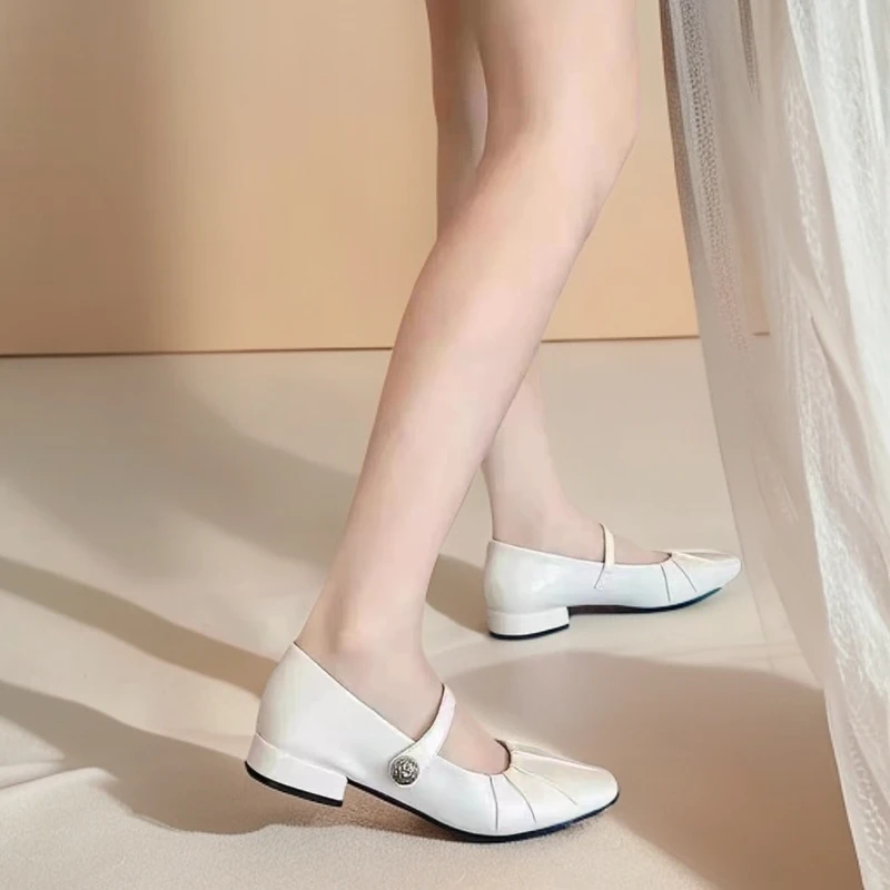 773-D1-软底单鞋休闲女士工作鞋厚底鞋