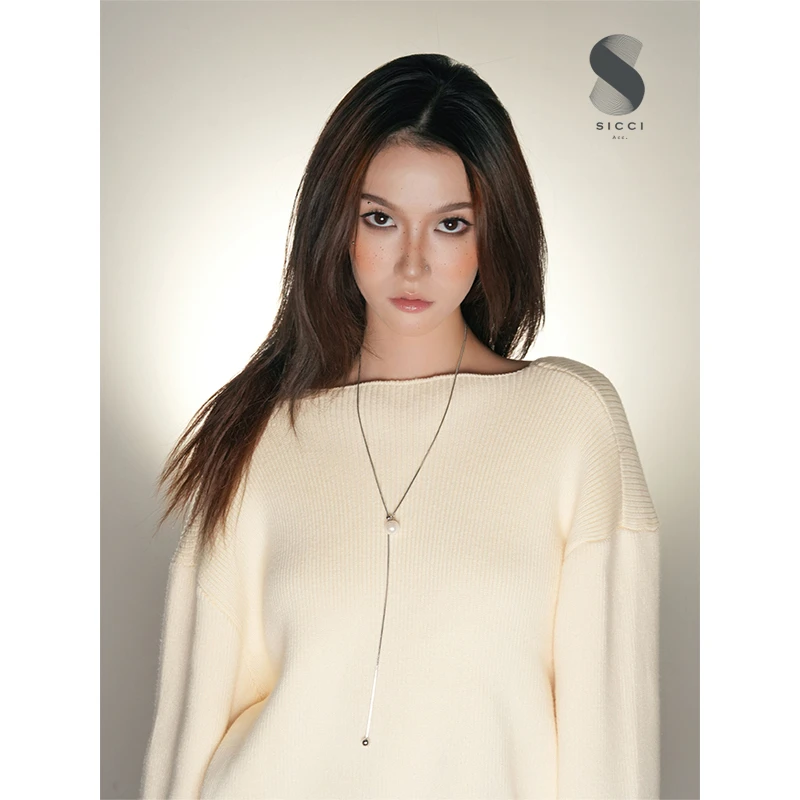 铜合金项链 SICCI Acc贝珠挂坠项链