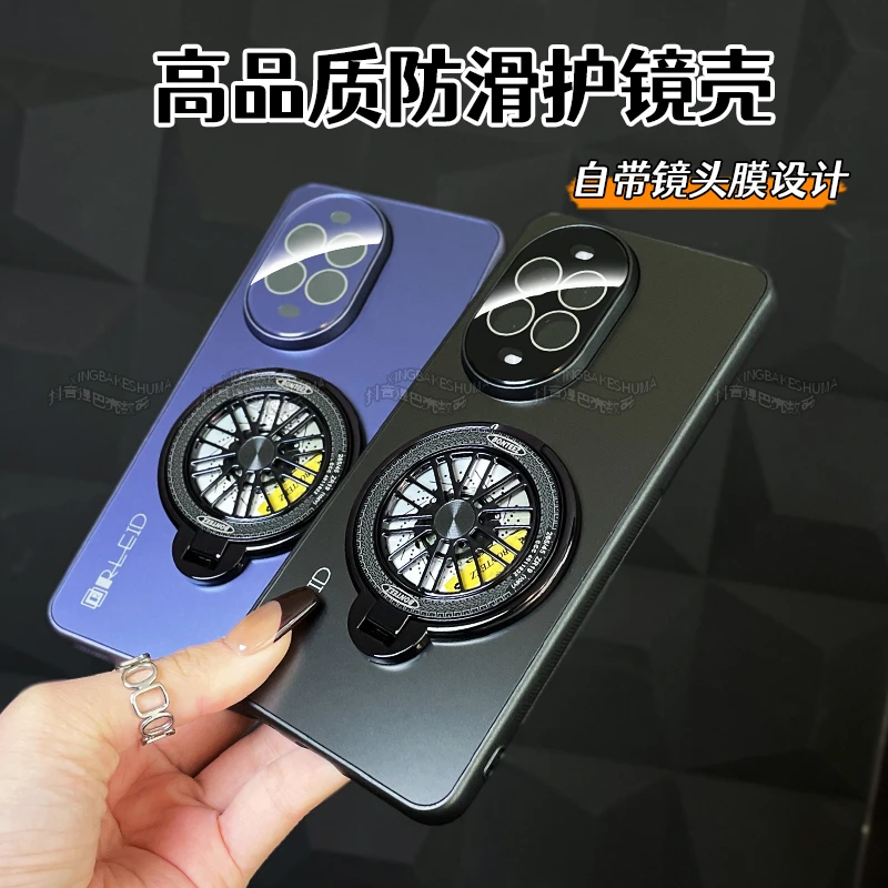 适用华为nova13pro手机壳新款镜头全包nova13男女保护套支架防滑