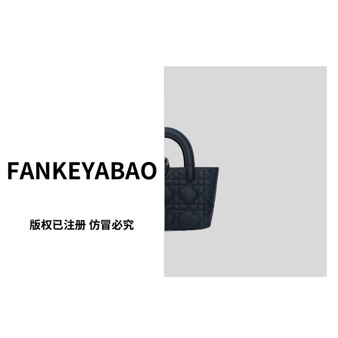 FANKEYABAO/秋冬新款菱格上档次牛皮大容量通勤包高级单肩手提包