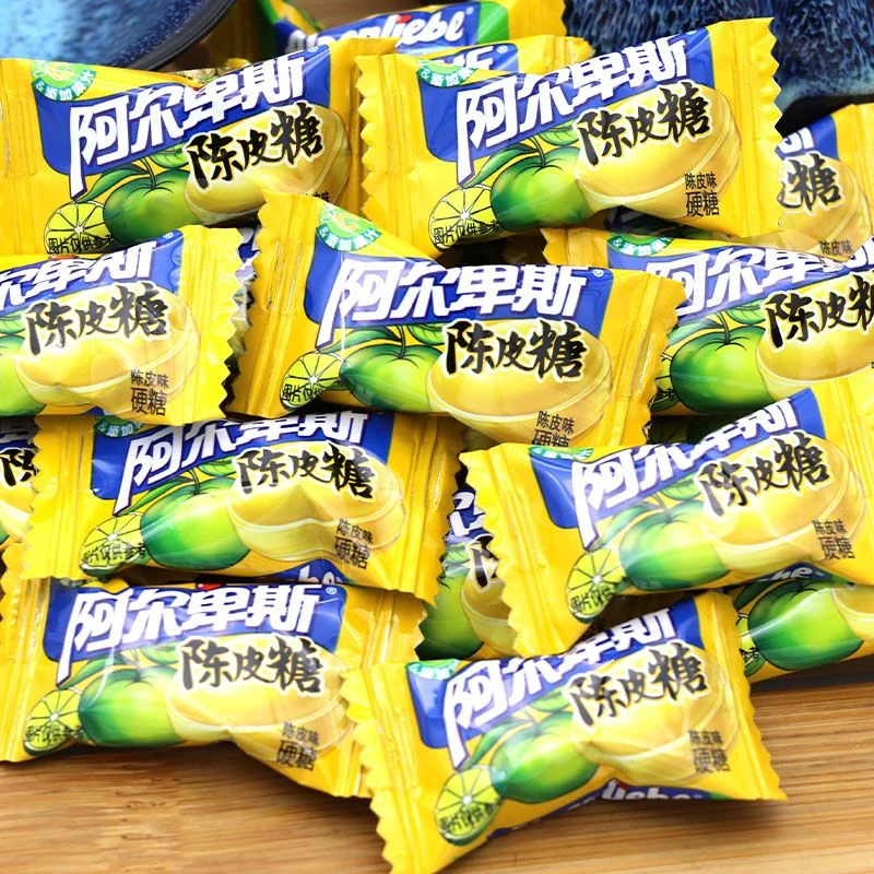 阿尔卑斯陈皮味硬糖新口味喜糖过年前台批发休闲零食糖果