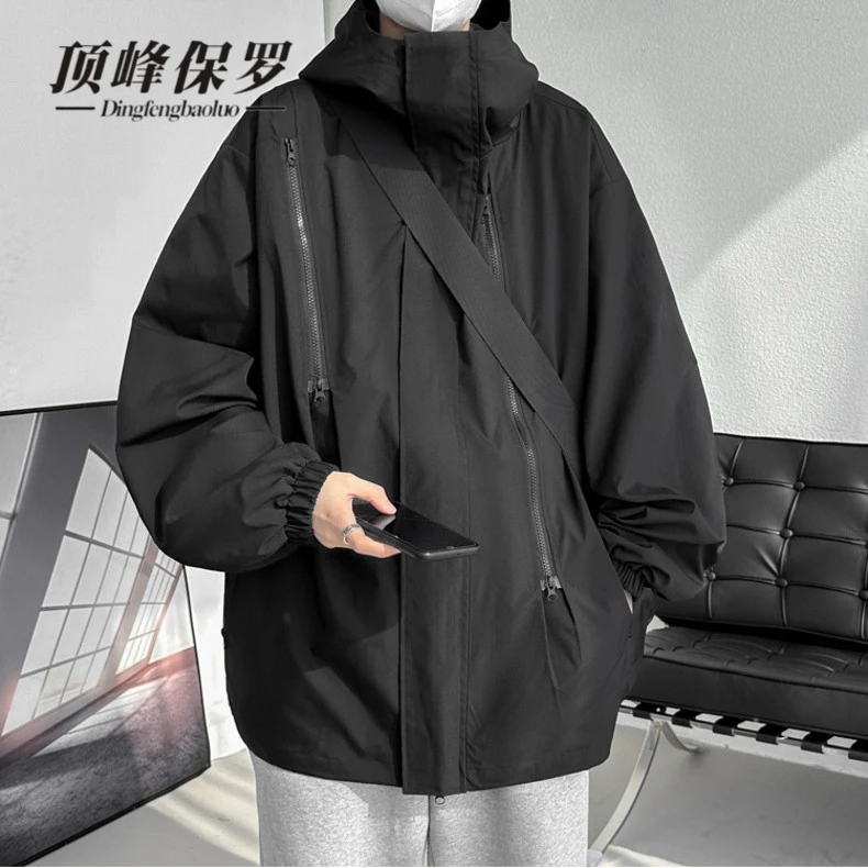 顶峰保罗桑延外套男秋冬季新款潮牌美式冲锋工装高级感上衣服夹克