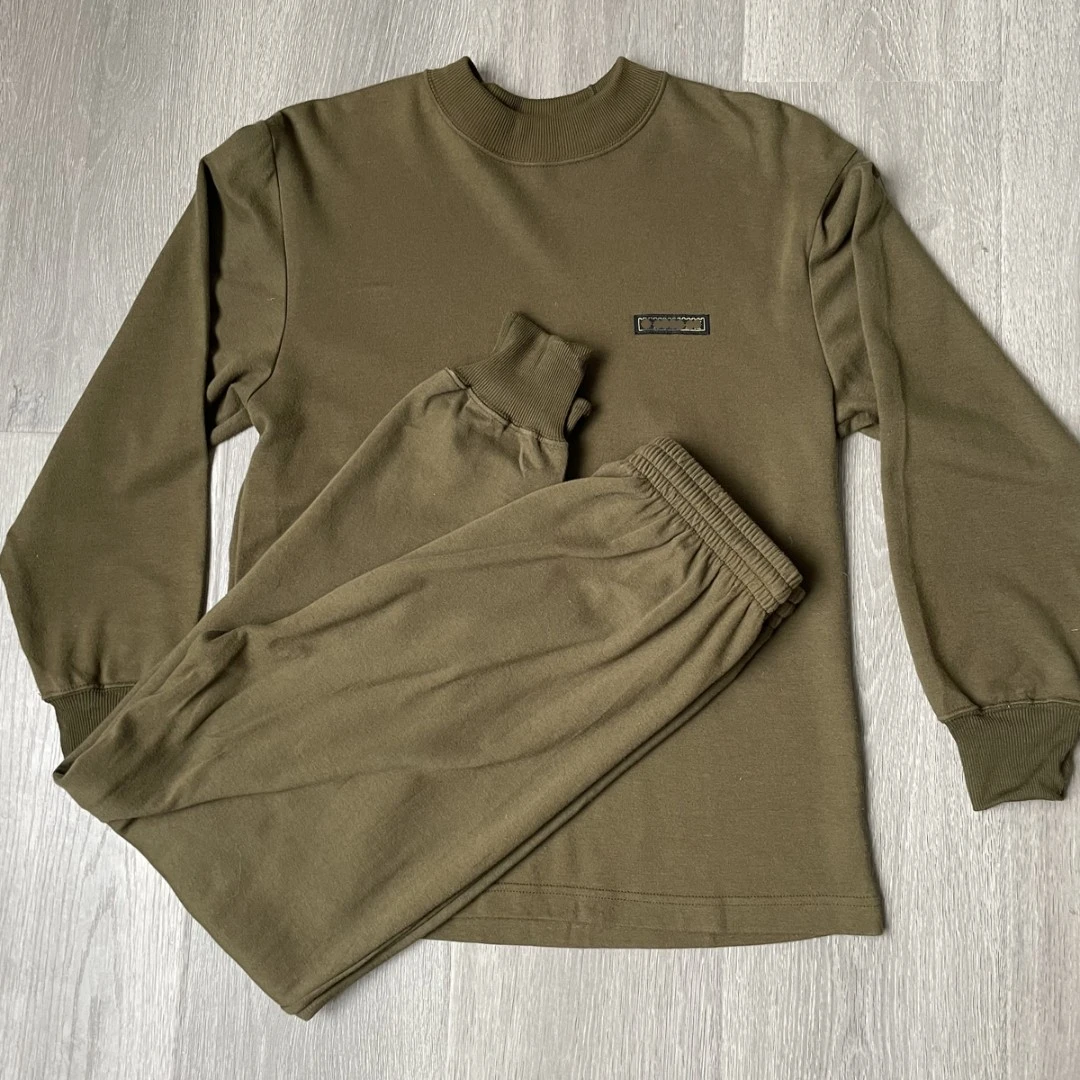 高领秋衣秋裤保暖套装男士长袖圆领保暖针织秋冬百搭纯色