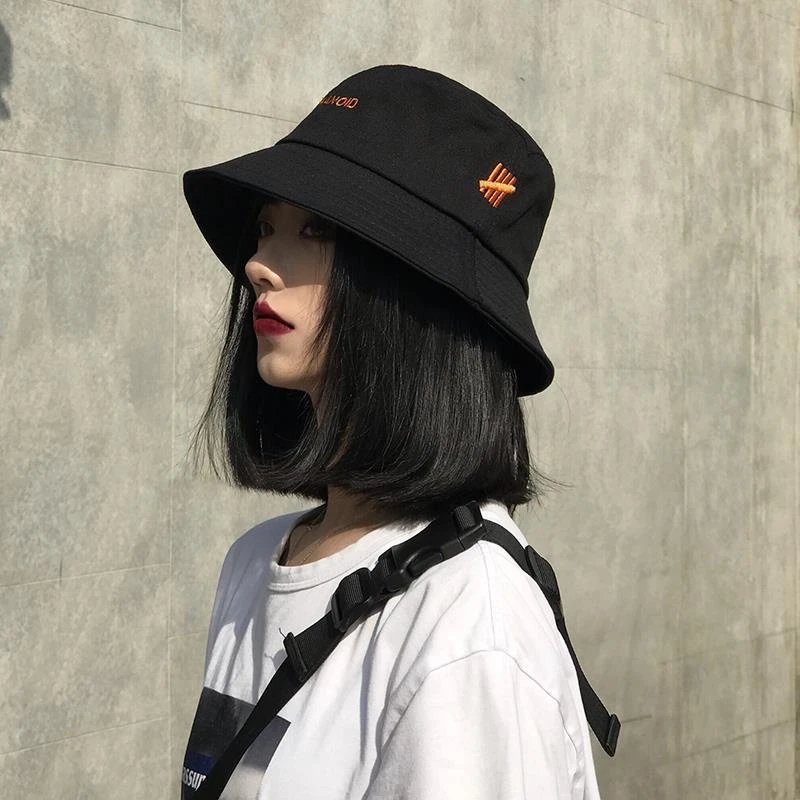 渔夫帽子女夏季韩版学生时尚百搭遮阳帽男个性潮流圆脸休闲盆帽潮