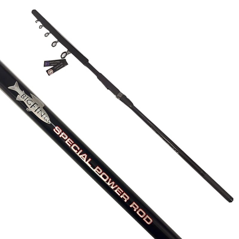 【SPECIAL POWER ROD】超远投伸缩路亚滑漂竿纯碳双支腿导环