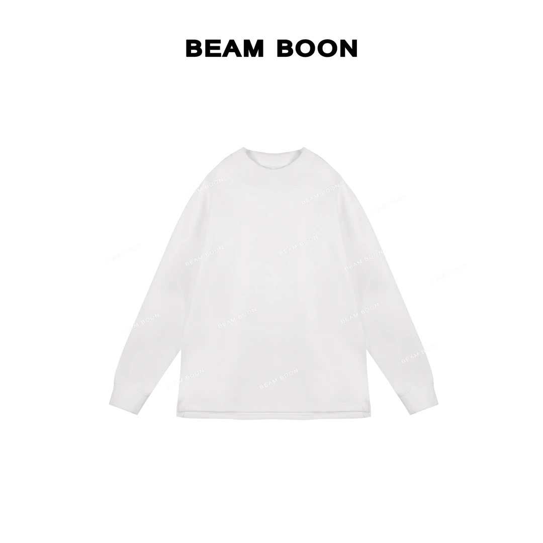Beam Boon|【杰西卡T恤】男士云朵慕斯莫代尔零压半圆领廓形宽松T恤