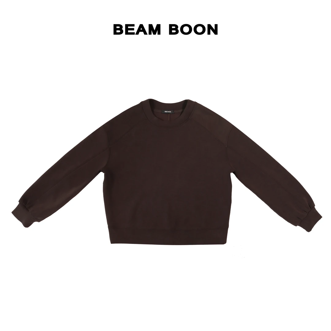 Beam Boon |舒适度满分 Lu*进口兰精莫代尔弹力垂感立裁拼接卫衣