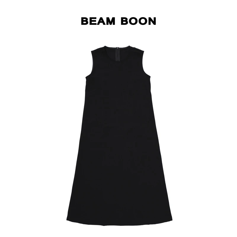 Beam Boon | 【泰晤士小镇】进口醋酸般垂感风骨弹力西装背心连衣裙