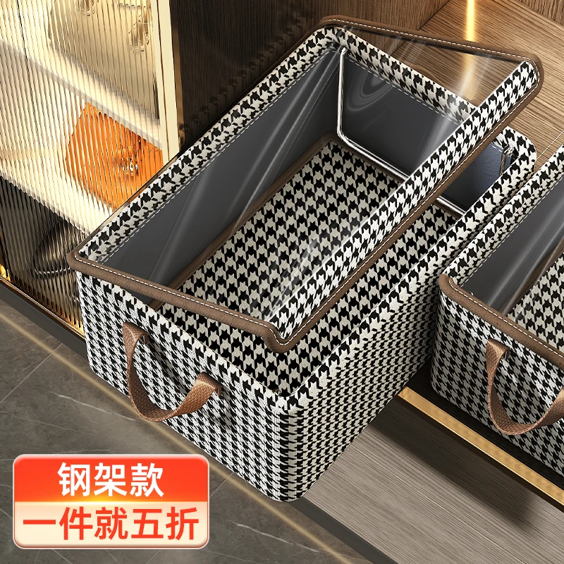 衣服收纳箱大容量内衣收纳盒可折叠衣物收纳盒带盖衣柜置物收纳箱