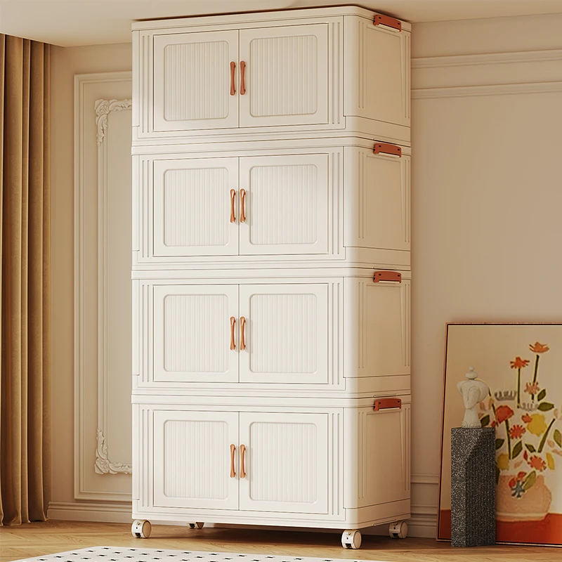 收纳储物柜家用储物柜大容量可折叠宝宝衣柜衣物整理柜被子整理柜