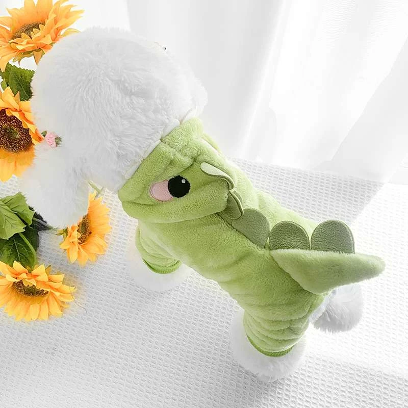 狗狗衣服春秋款宠物猫咪服装珊瑚绒保暖变身装泰迪博美比熊雪纳瑞