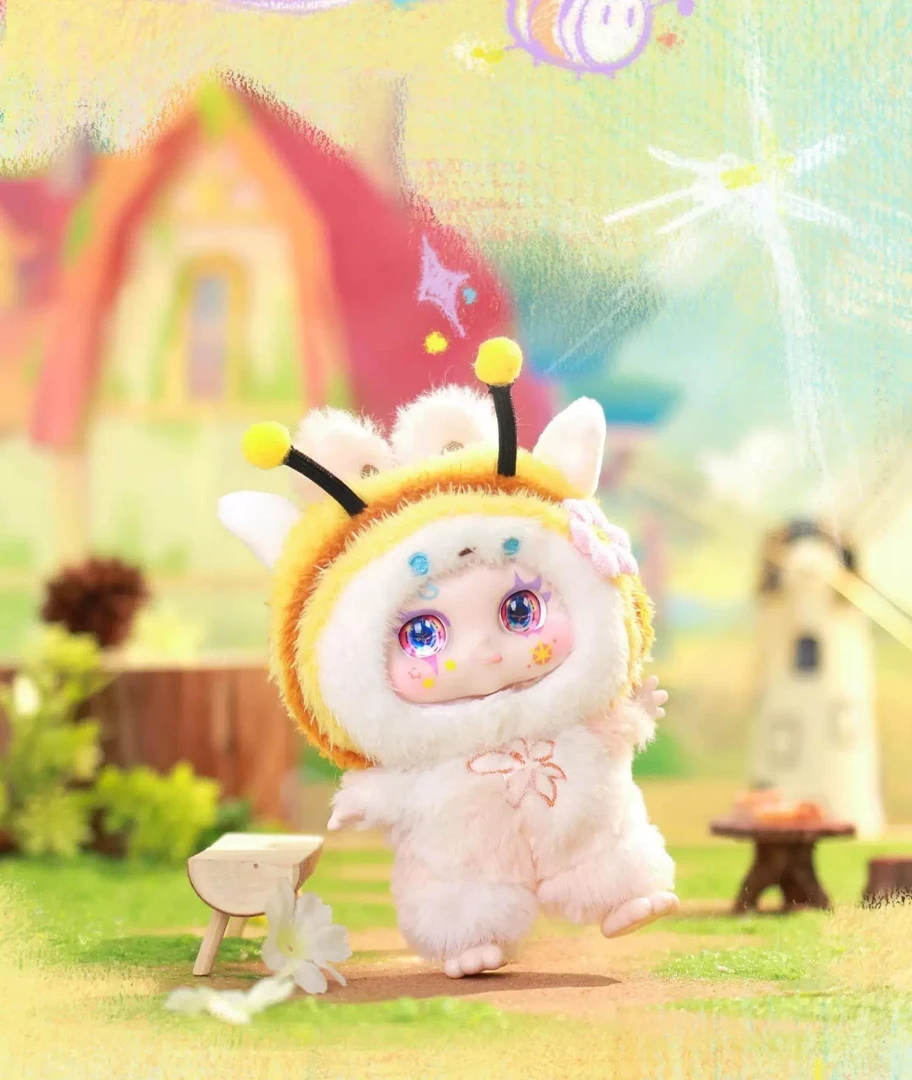 【拆盒】Kimmion奇梦生物咪蒙二代原野之梦 毛绒盲盒国潮玩具