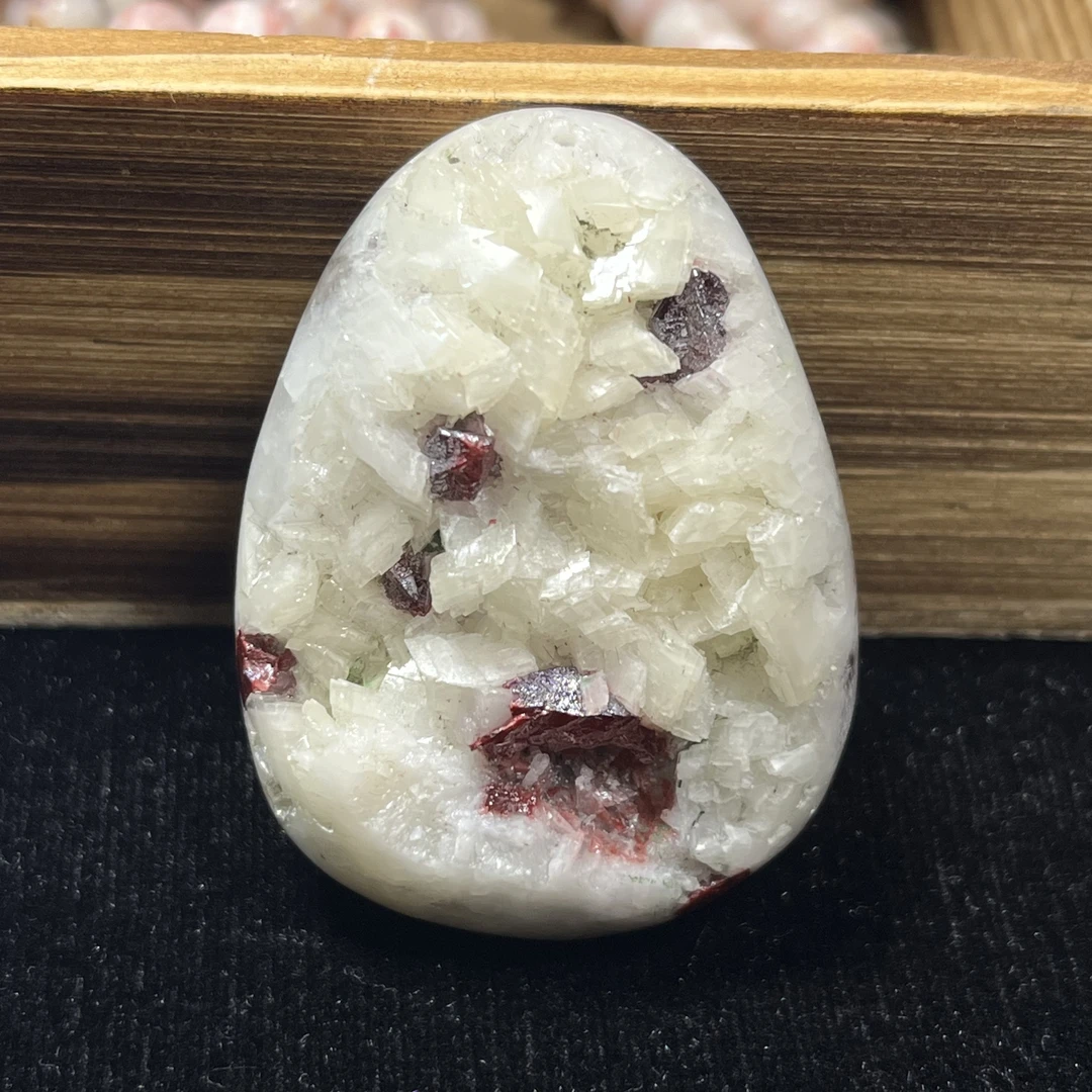 天然辰砂万山原石原矿吊坠（直播间现拍链接）保正保质 老料原石