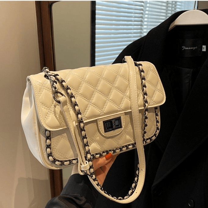 8887白色（长27厘米高17厘米）网红女包质感（无礼盒）