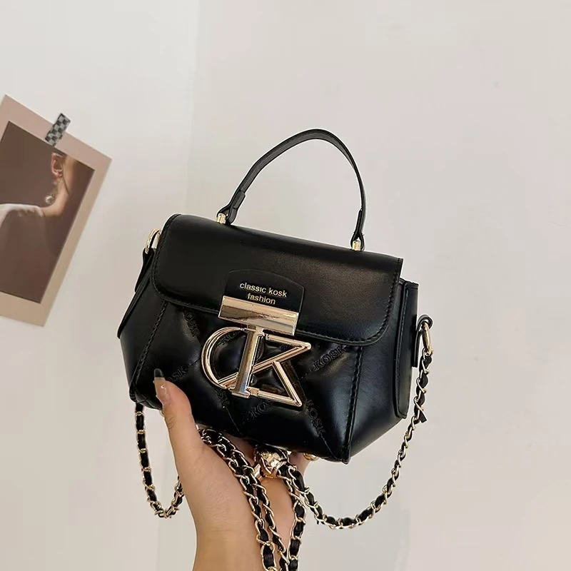 3569黑色（长21厘米高14厘米厚9厘米）时尚百搭包包（无礼盒）