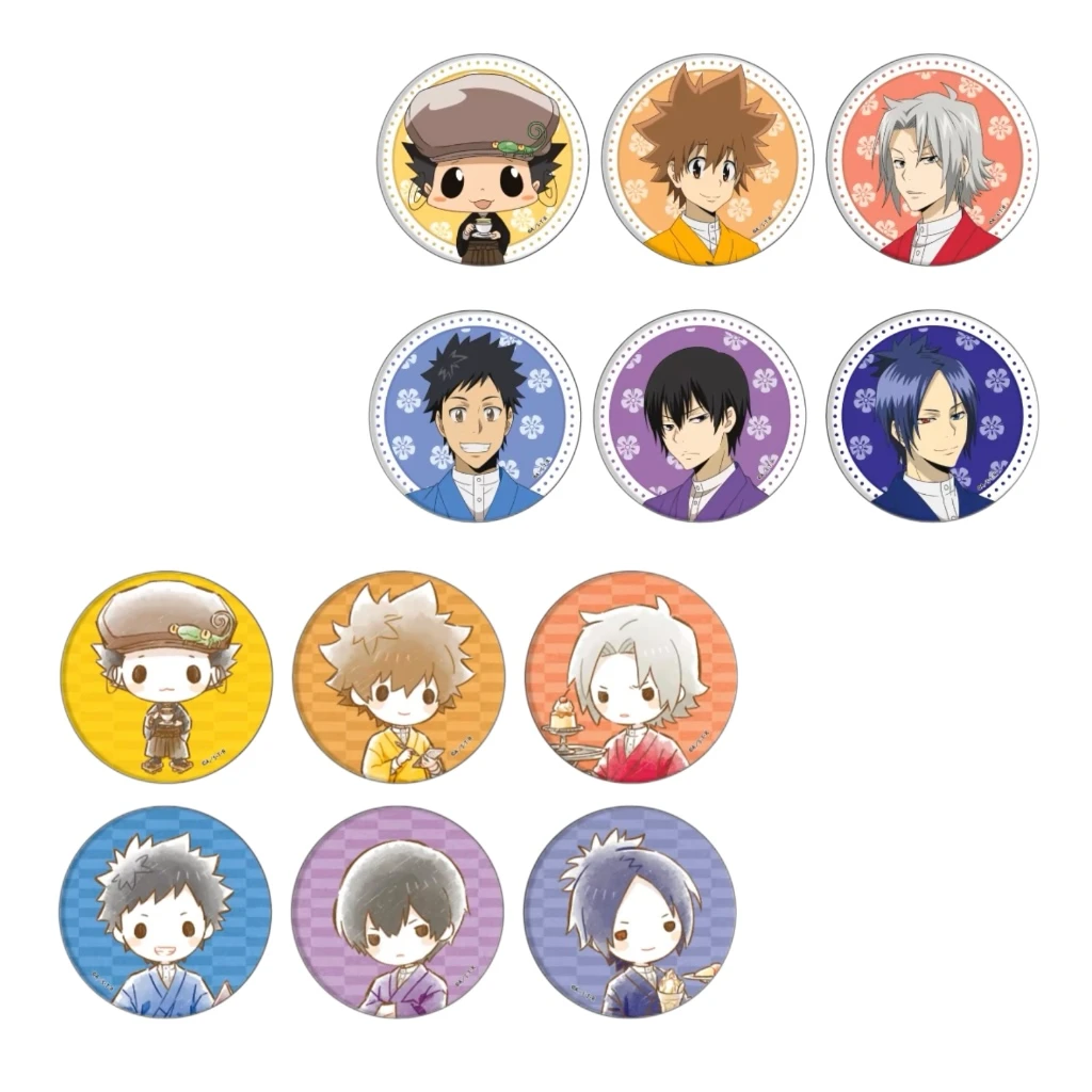 【家教】复古咖啡店正比/Q版吧唧  二七 reborn 家庭教师日谷周边