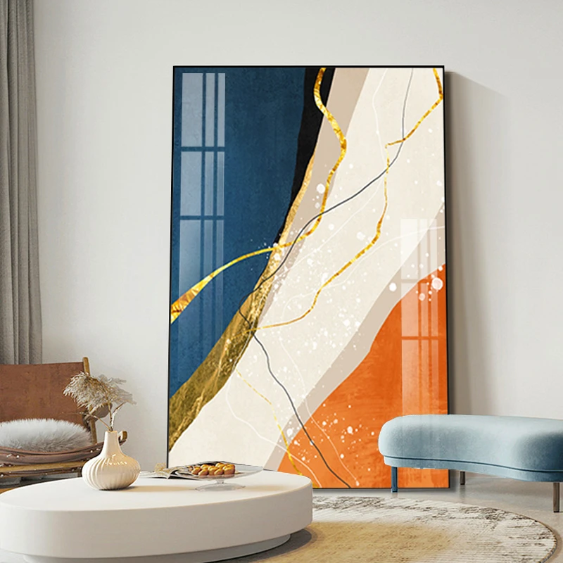 【绿野仙踪】现代客厅画玄关餐厅抽象色块挂画现代简约极简挂画