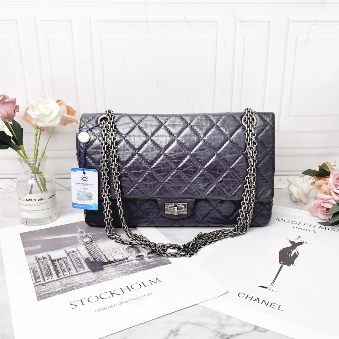 95新 Chanel/香奈儿 奢华尚品/深紫色255单肩包