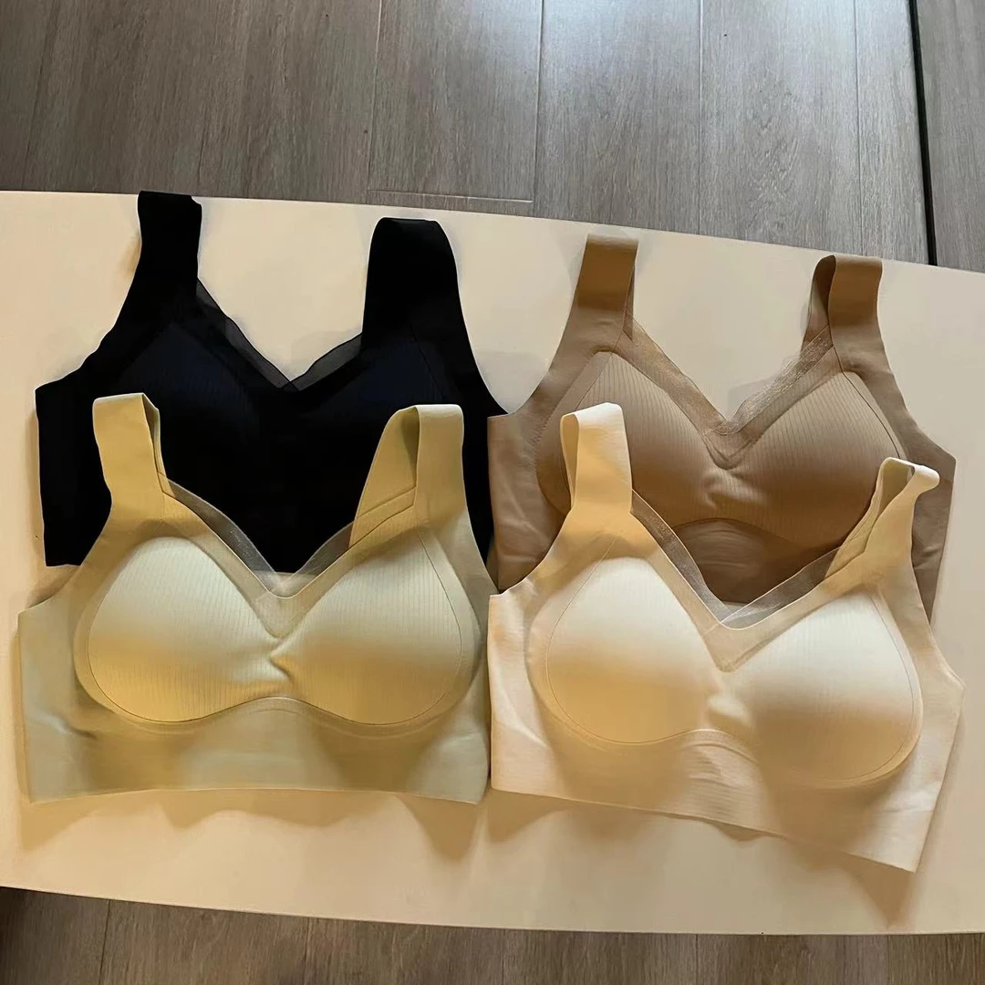 山茶花美背。无钢圈乳胶美背睡眠透气亲肤无痕舒适聚拢