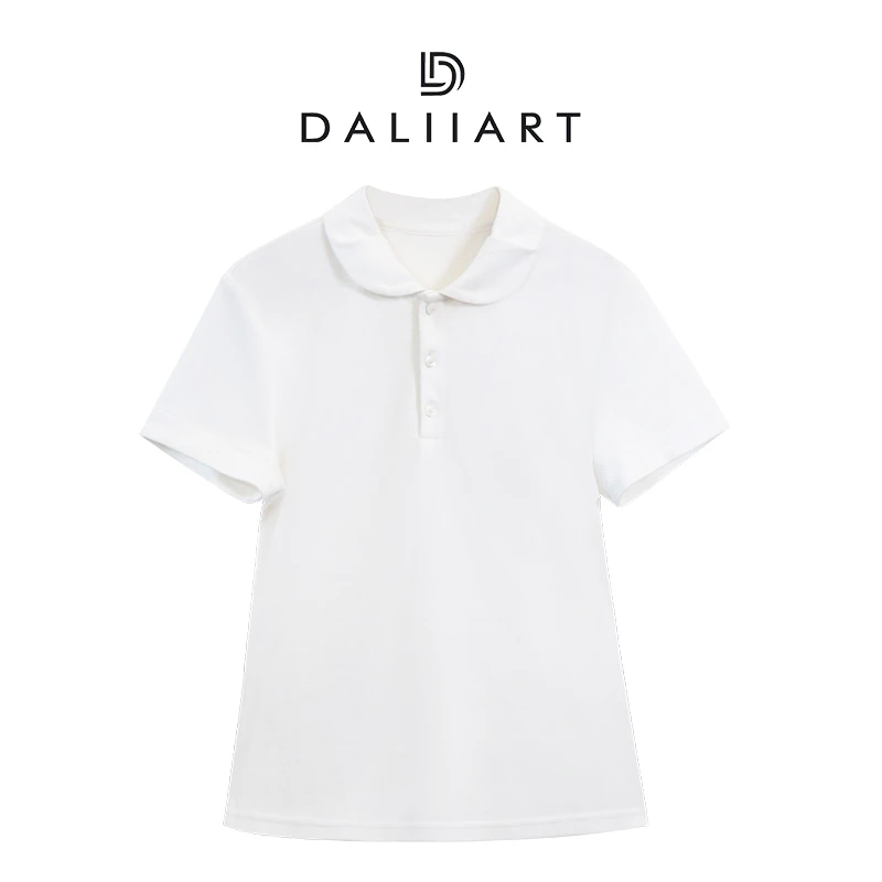 大丽格调高尔夫32支棉斜纹肌理抗皱调性穿搭POLO领短袖DLTX902