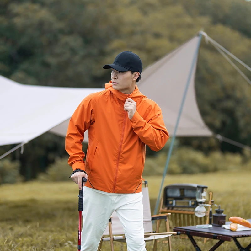 兵码勇BMY山见D轻薄连帽户外夹克防水透气宽松春秋男士