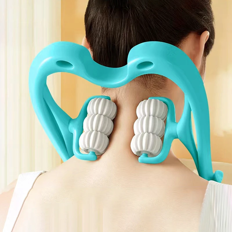 六轮肩颈夹器颈椎按摩器颈部简单