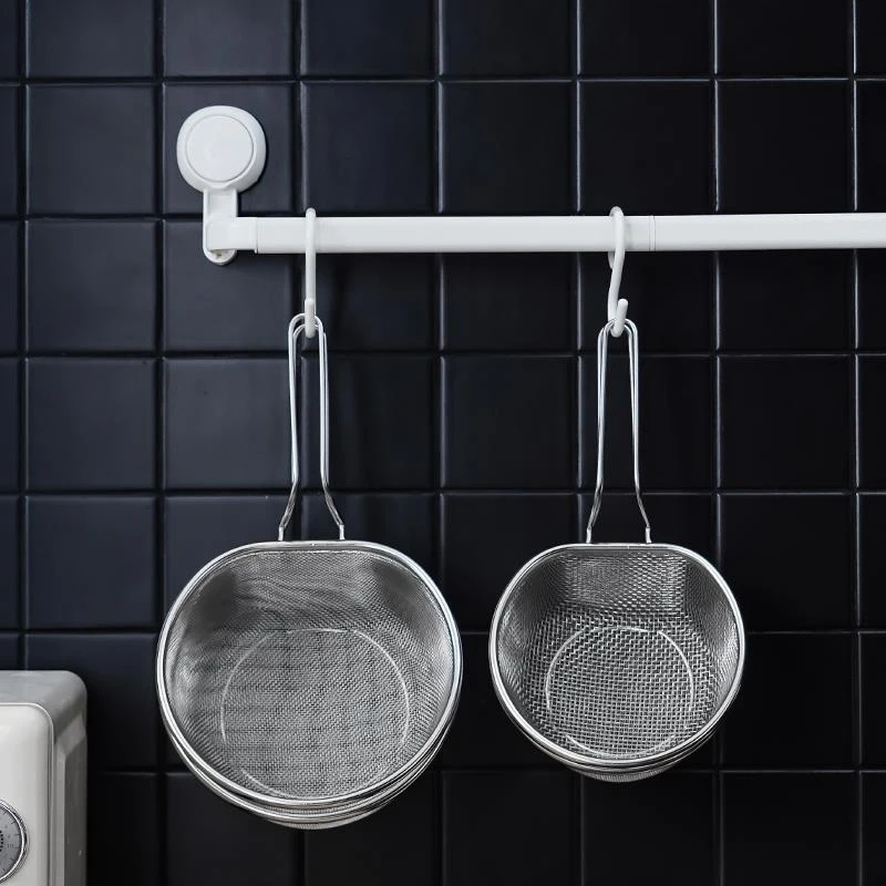 304不锈钢漏勺细网网篮过滤网厨房洗菜盆沥水篮火锅家用淘米神器