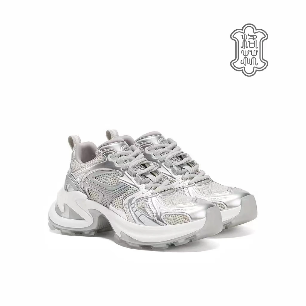 DM格林家大V款网红厚底透气舒服休闲百搭网面潮流运动老爹鞋阿东3