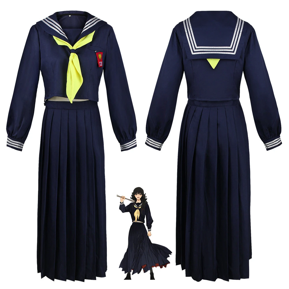 早川京子cos服JK制服我是大哥大cosplay长裙学生服水手衣服水手服