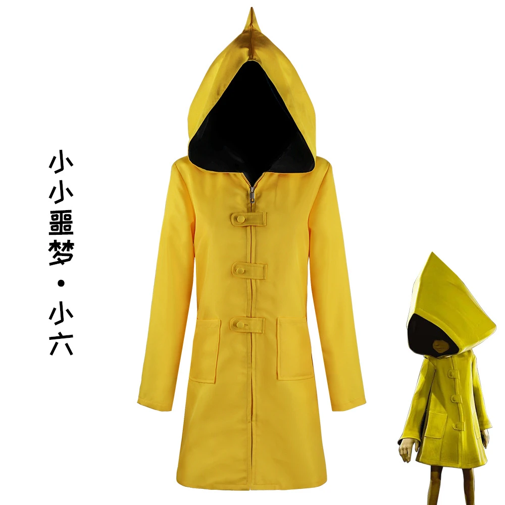 小小梦魇小六cos服小小噩梦成人儿童表演服游戏饥饿的小孩服饰