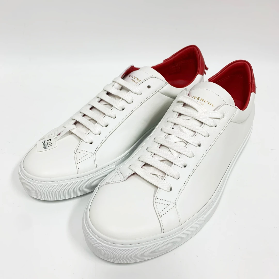 全新未使用 Givenchy/纪梵希 纪梵希白色红尾纯白板鞋经典时尚