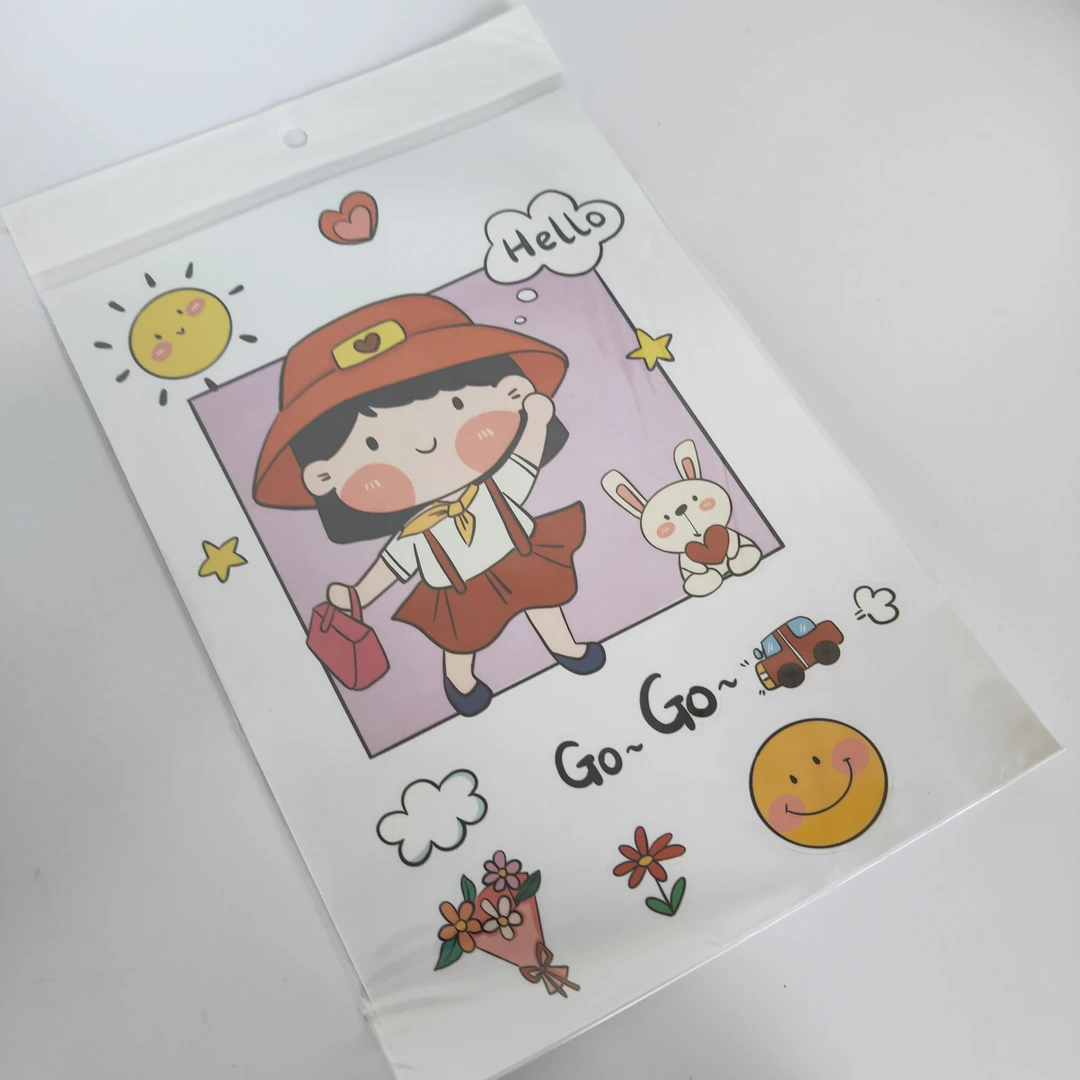 大贴画图案随机8张  保鲜盒