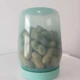 (海)550ml绿色小胖子 圆形密封罐 冷藏干货