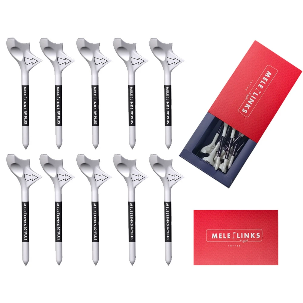 MELELINKS高尔夫球tee10°高尔夫球tee 增加速度距离更加耐打