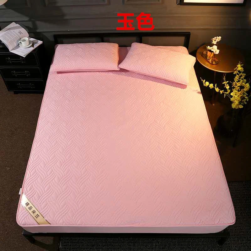 纯棉绗缝床笠 单床笠  没有枕套 图片上的枕套是为了拍摄效果