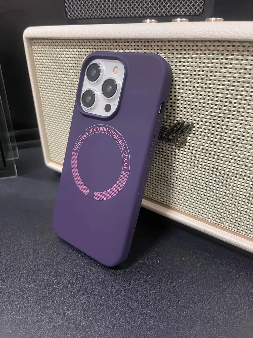 无线充电iPhone苹果手机磁吸充电宝液态防摔壳全包壳时尚网红壳
