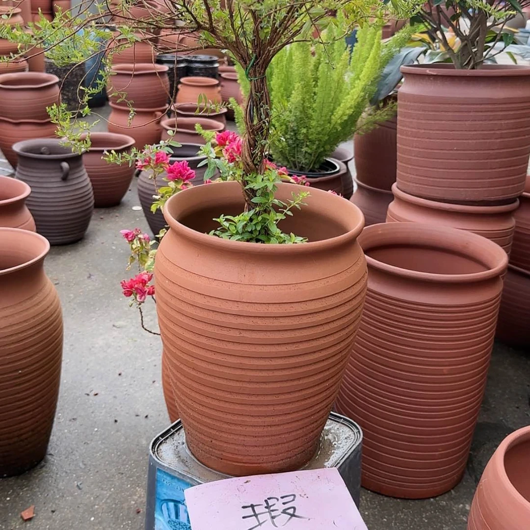 【闪购商品】紫砂花盆口21高31