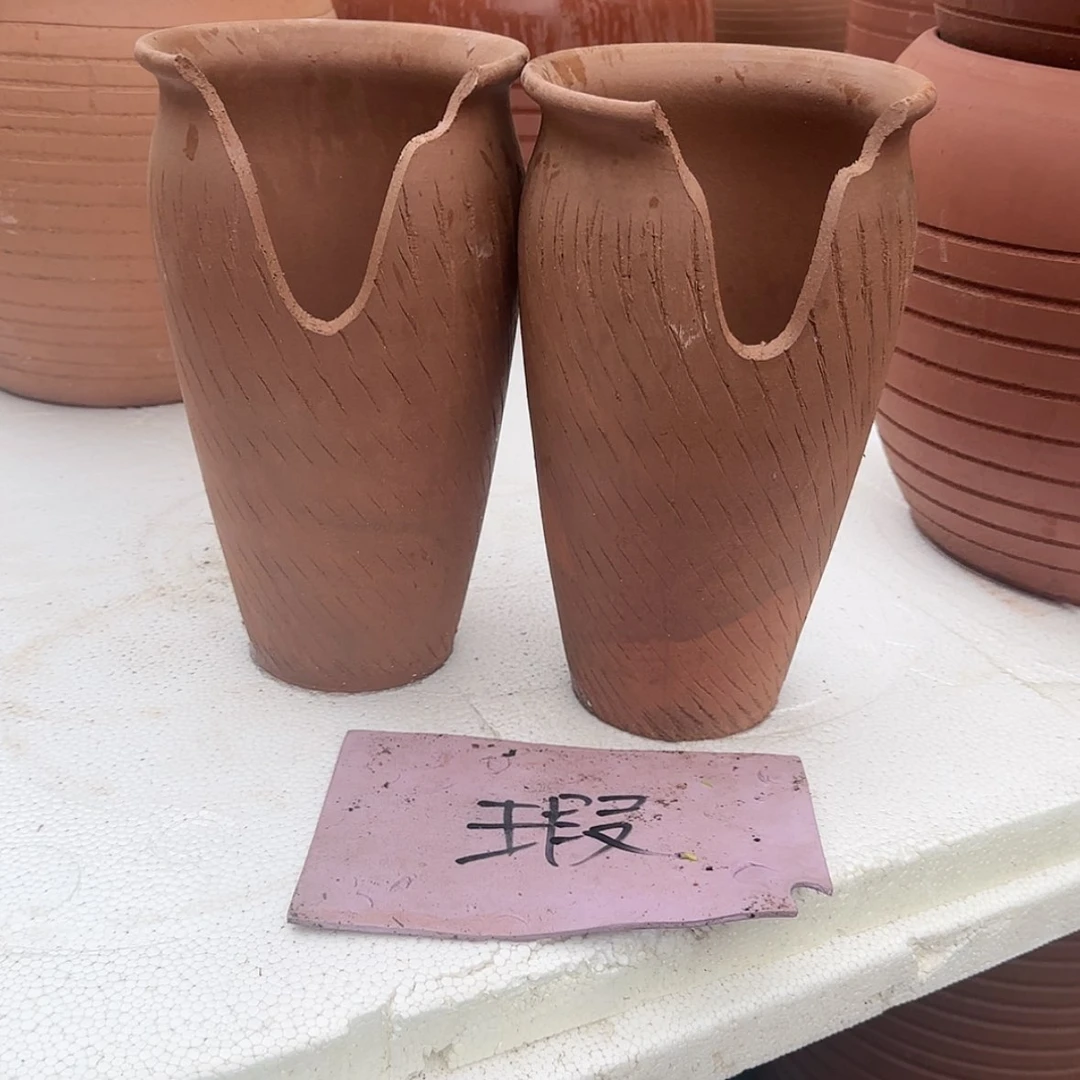 【闪购商品】紫砂花盆口15高25