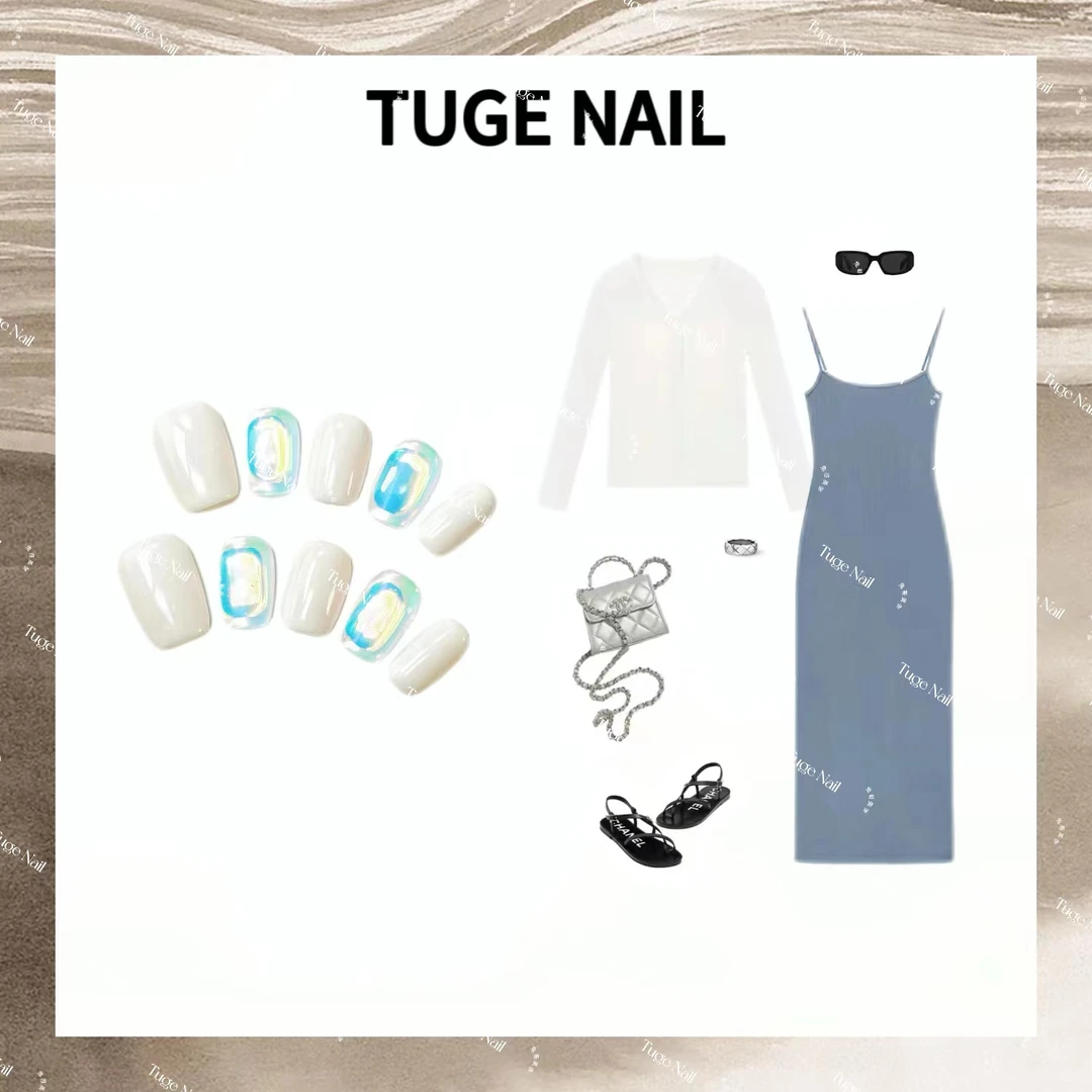 TugeNail“水立方”手工美甲 非品质问题 NO退NO换TGN125