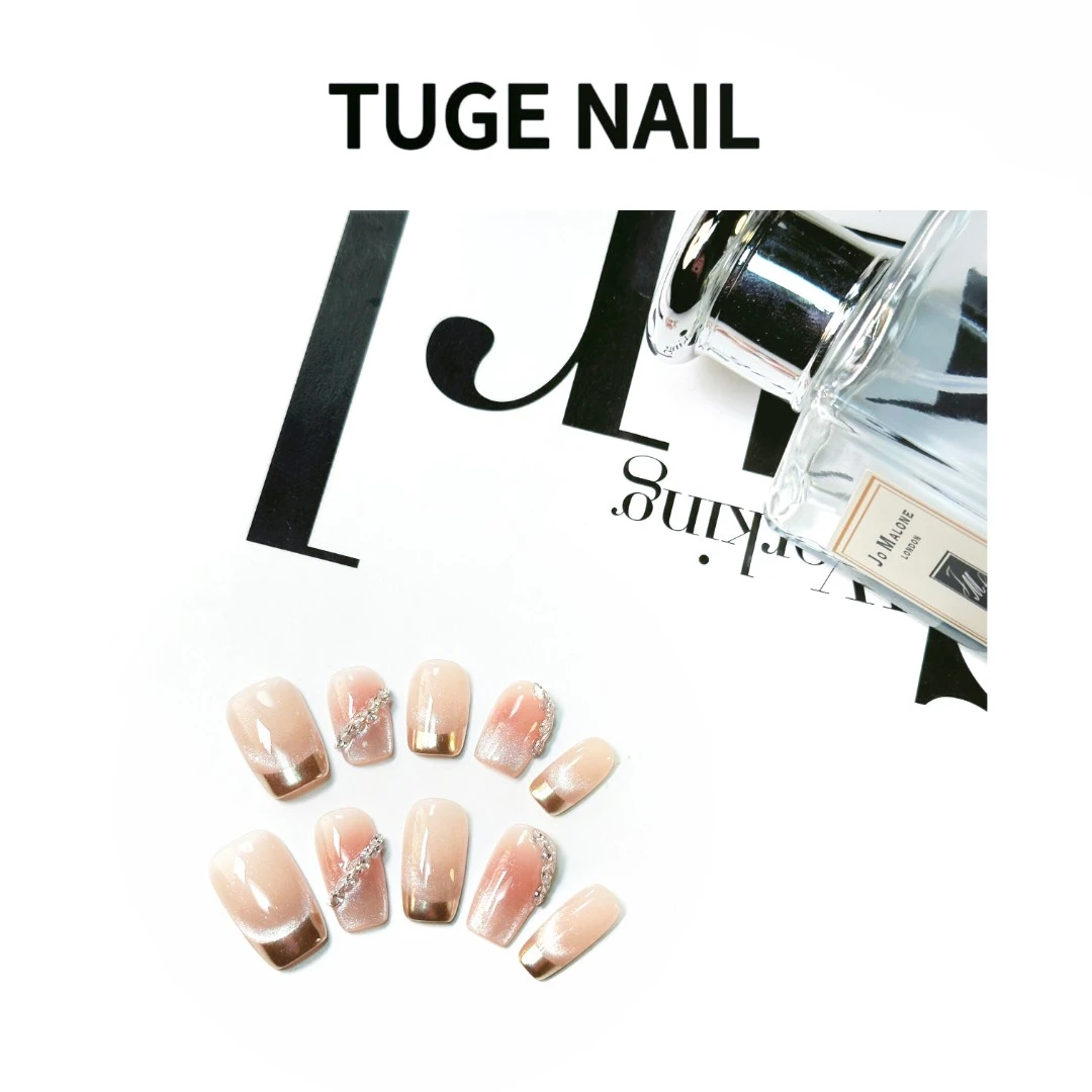 TugeNail "杜莎”新年美甲高级复古极简小众设计师美甲-芬达